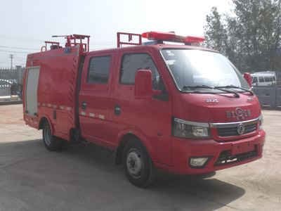 東風途逸雙排1噸水罐消防車（上藍牌）